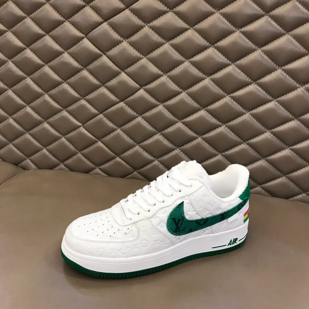 Men's shoes 💰p420 "*OUIS *UITTO*" x OFF-WHITE x Nike tripartite collaboration! Trendy and cool men's casual sports shoes with unrivaled color matching. The design idea basically continues the style of THE TEN. The Swoosh line and tongue label have a very familiar visual effect and are both fashionable and trendy! A must-have for fashionistas! The effect on your feet is absolutely stunning! (The original drawer packaging accessories are complete) Code number 38-45